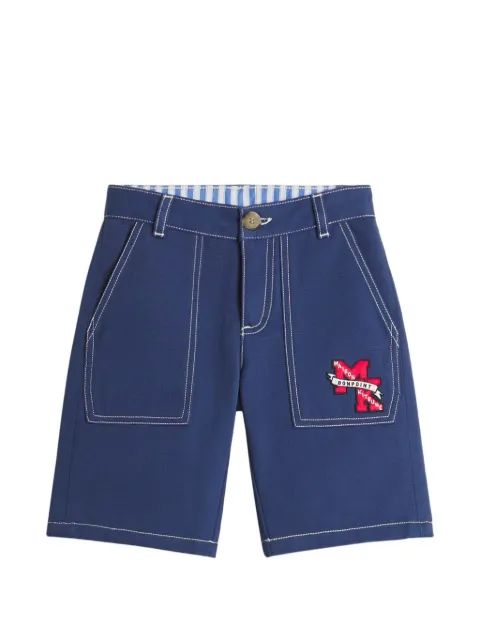 MAISON KITSUNÉ 본포인트 엘조 로고 패치 탑스티치 반바지