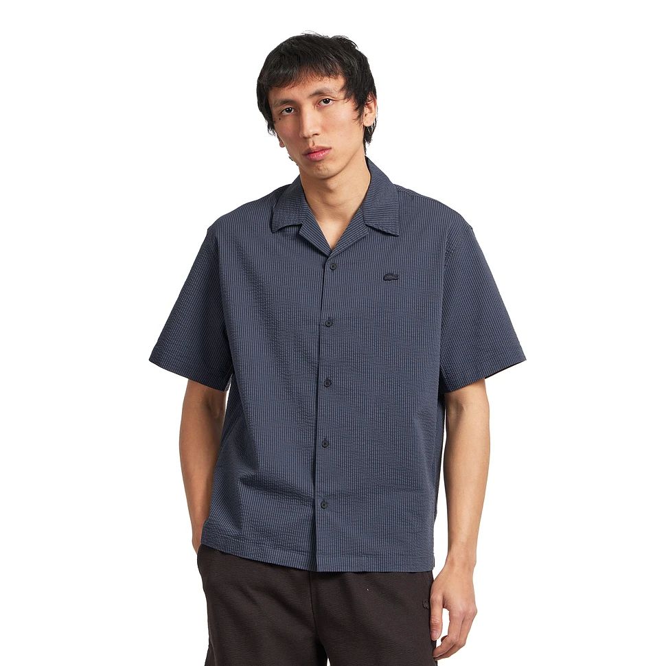 Lacoste 와플 텍스처 셔츠