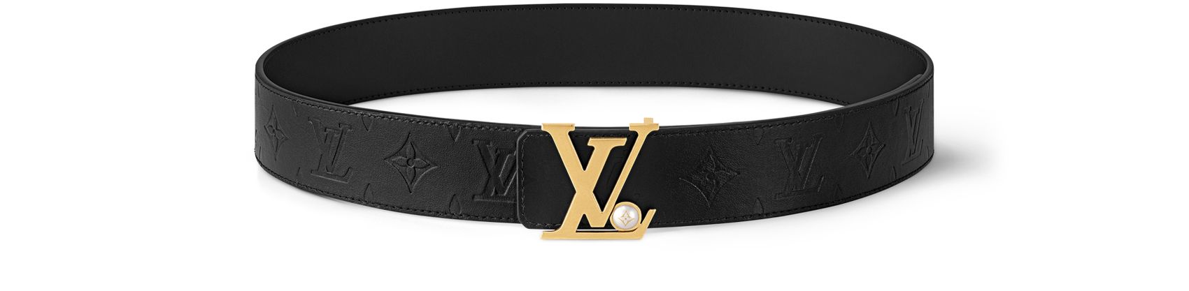 LOUIS VUITTON LV 이니셜 펄 40mm 리버서블 벨트