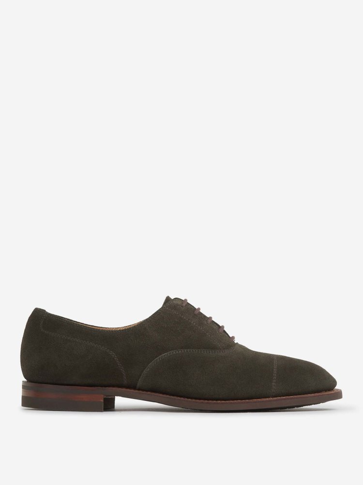 Crockett & Jones 트레스코 스웨이드 레이스업 슈즈