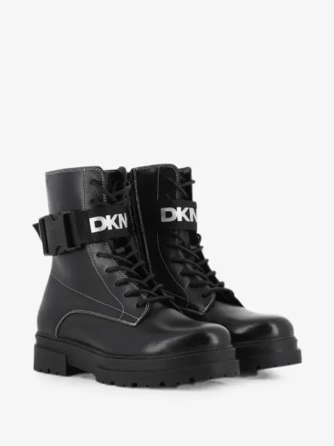 Dkny Kids 버클 스트랩 앵클부츠