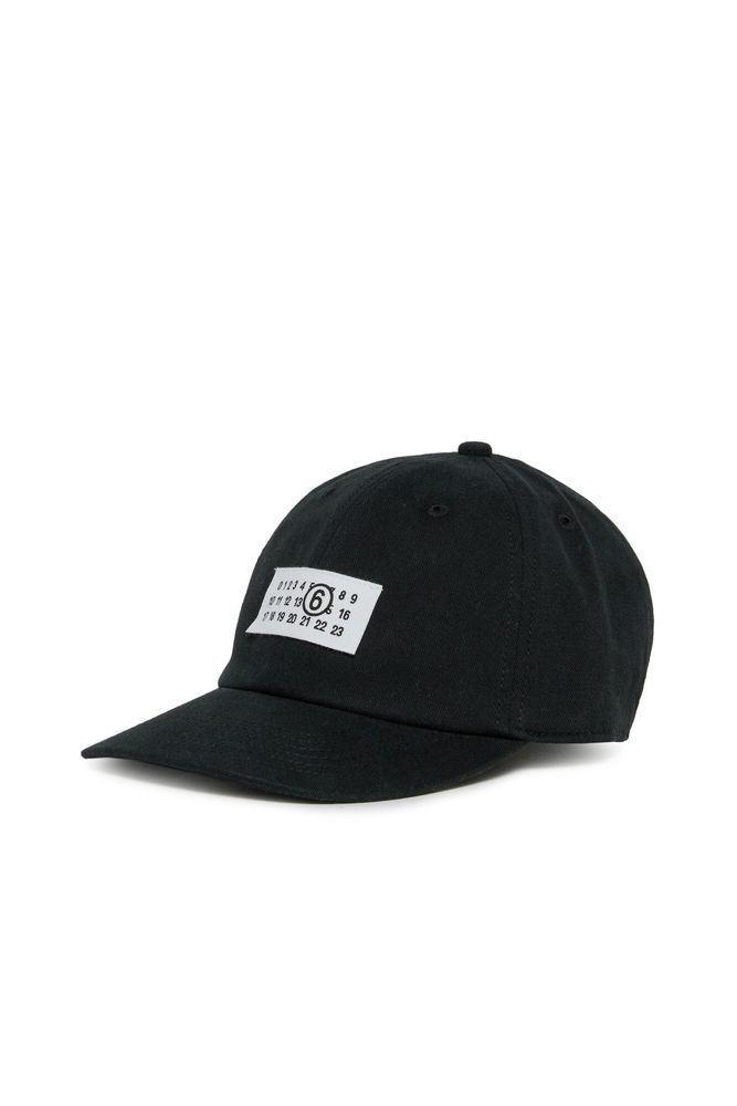 MM6 Maison Margiela Kids 로고 패치 야구 모자