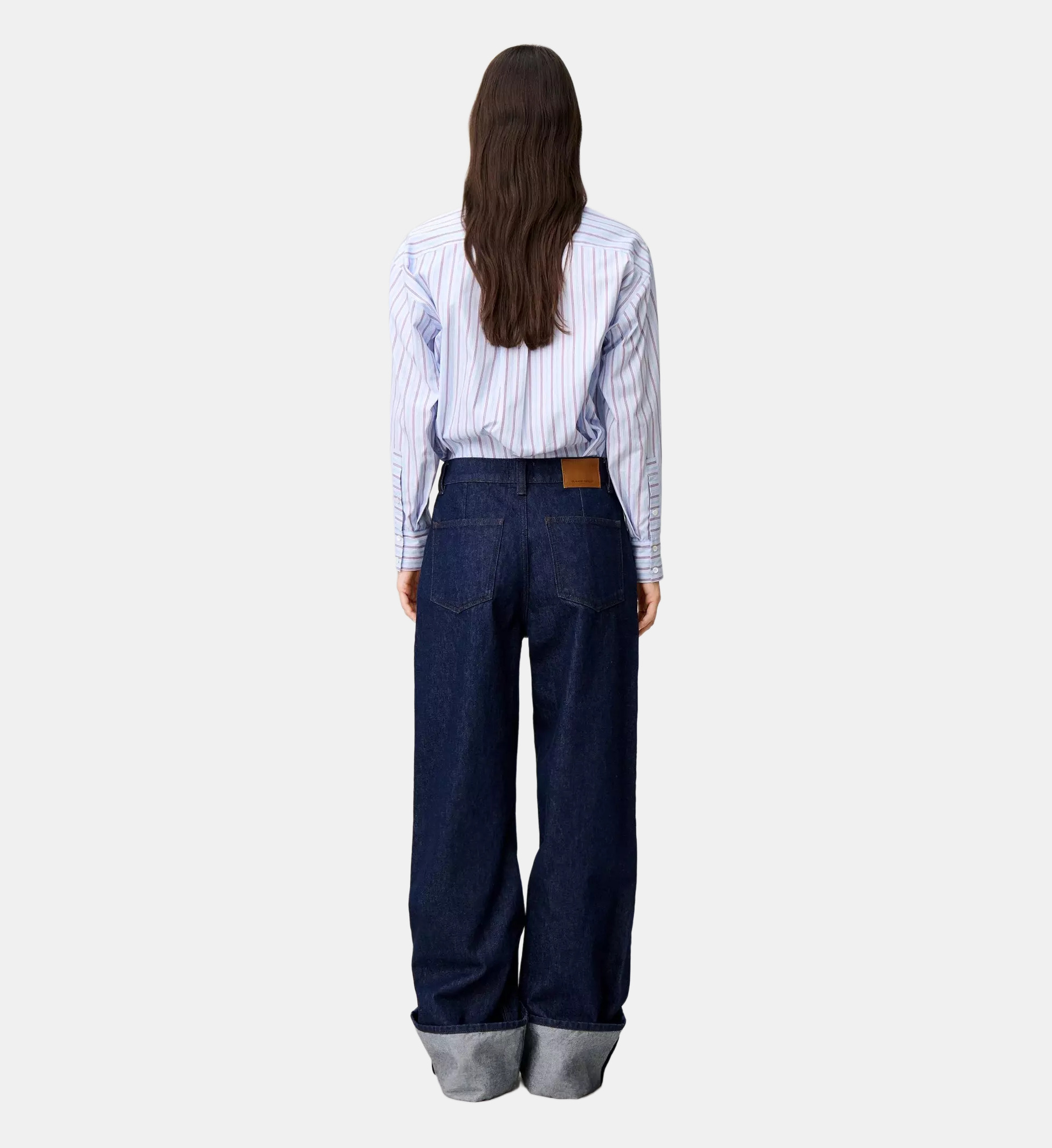 Claudie Pierlot  와이드 팬츠 데님 자수