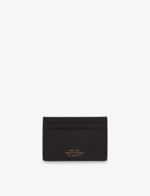 Smythson 스타즈 파나마 플랫 가죽 카드 홀더