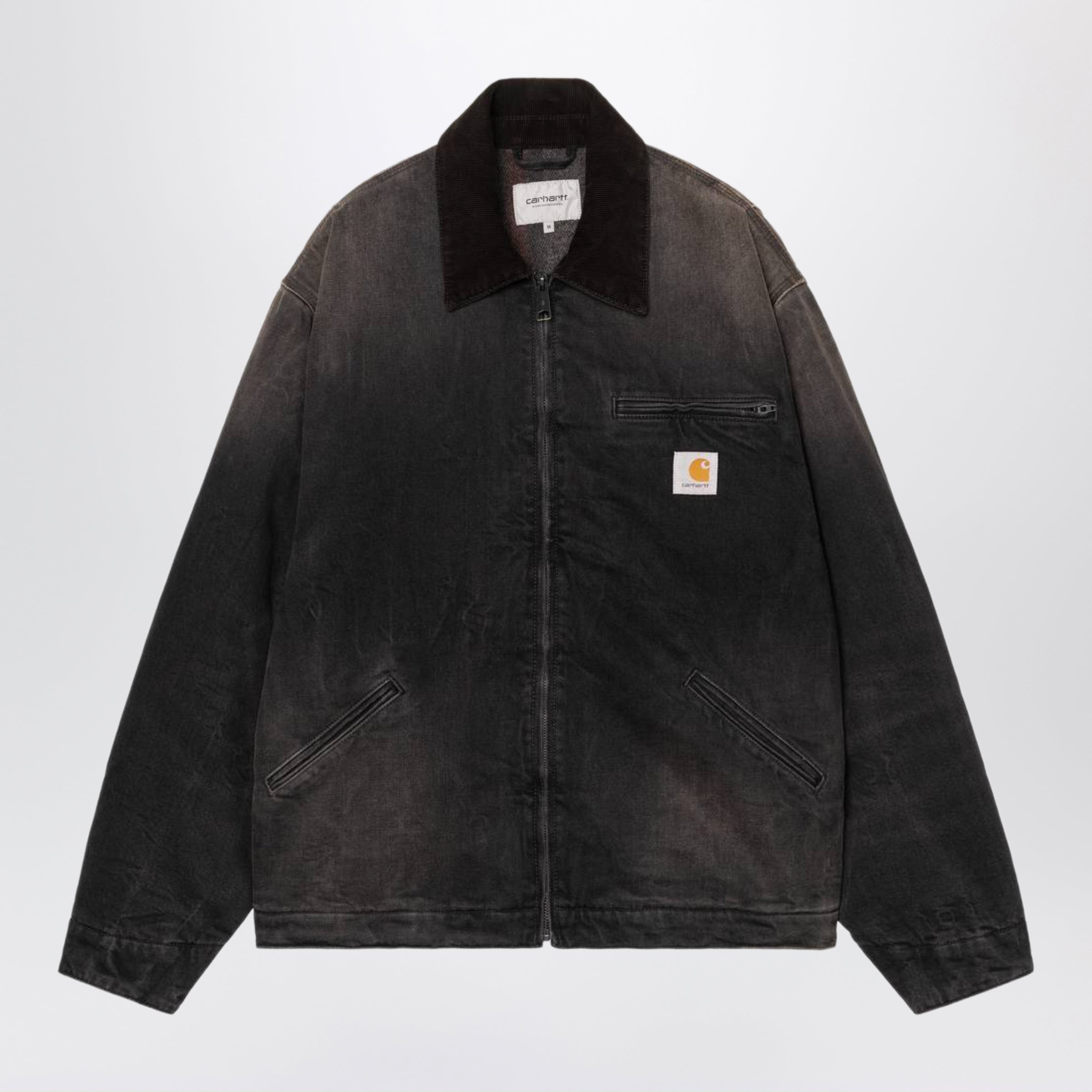 CARHARTT OG 디트로이트 블랙 코튼 자켓