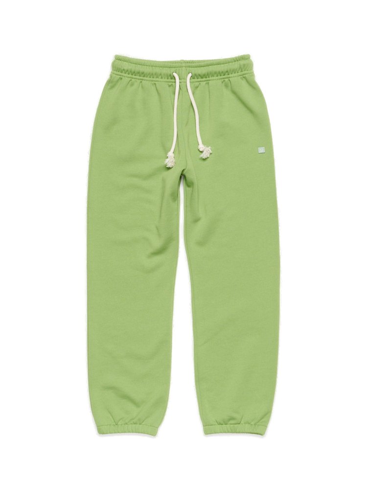 Acne Studios Kids 페이스 패치 드로스트링 조거