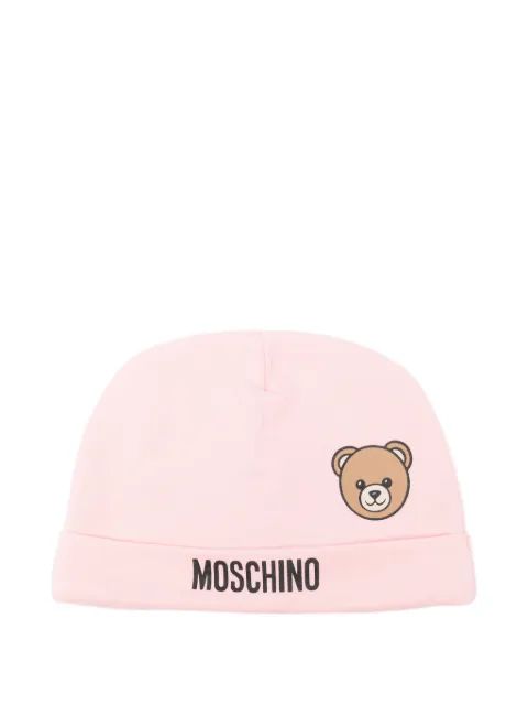 Moschino Kids 곰 로고 비니