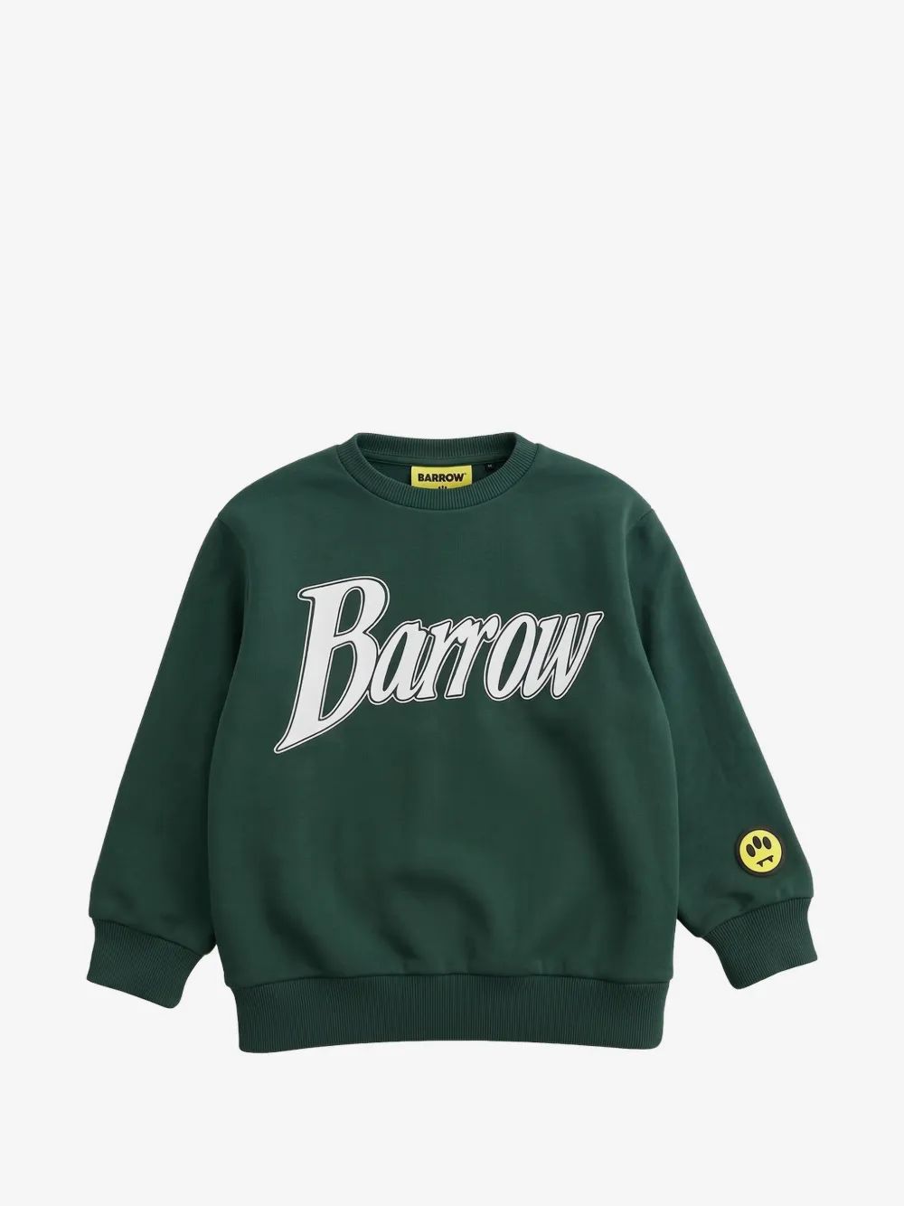Barrow kids 로고 프린트 코튼 맨투맨