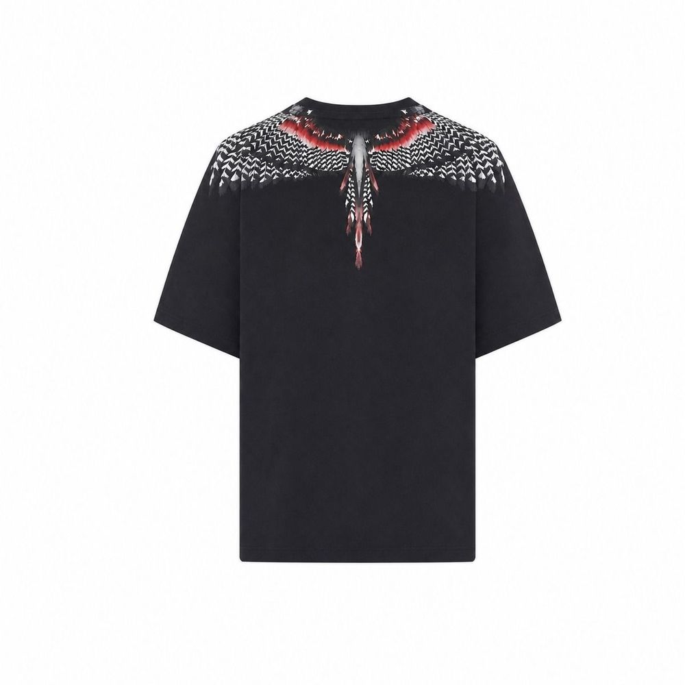 Marcelo Burlon Kids 윙 프린트 티셔츠