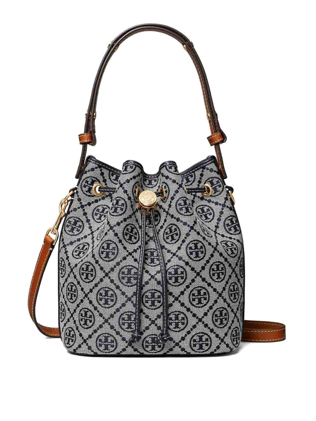 TORY BURCH T 모노그램 버킷백