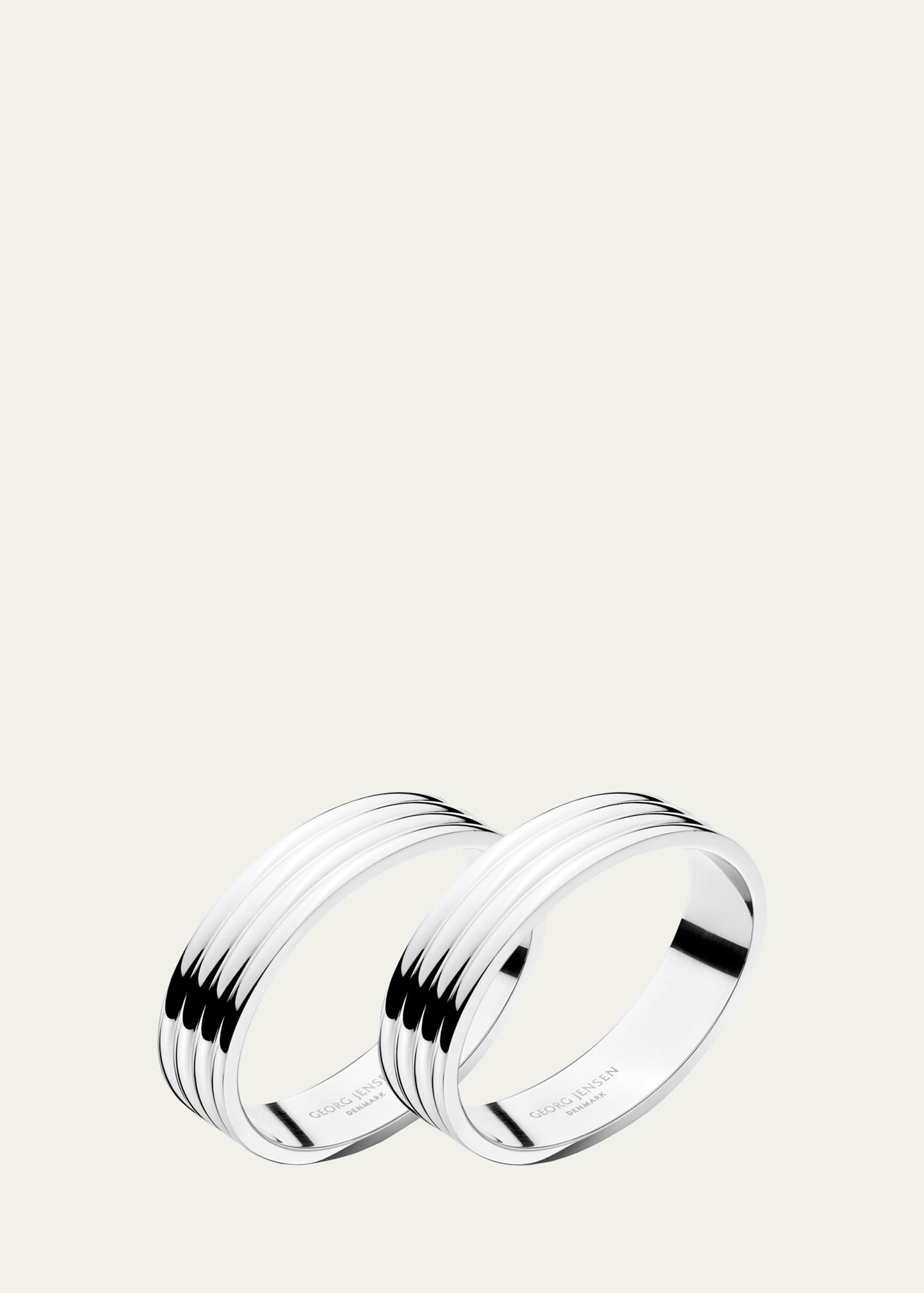 Georg Jensen 베르나도트 2피스 냅킨 링 세트