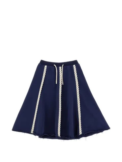 Philosophy Di Lorenzo Serafini Kids 레이스 트림 원단 가장자리 스커트
