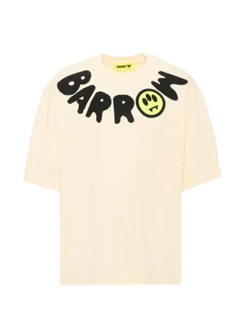 Barrow kids 로고 프린트 반팔 티셔츠