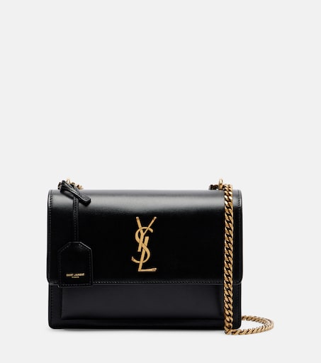 SAINT LAURENT 선셋 미디엄 가죽 숄더 백