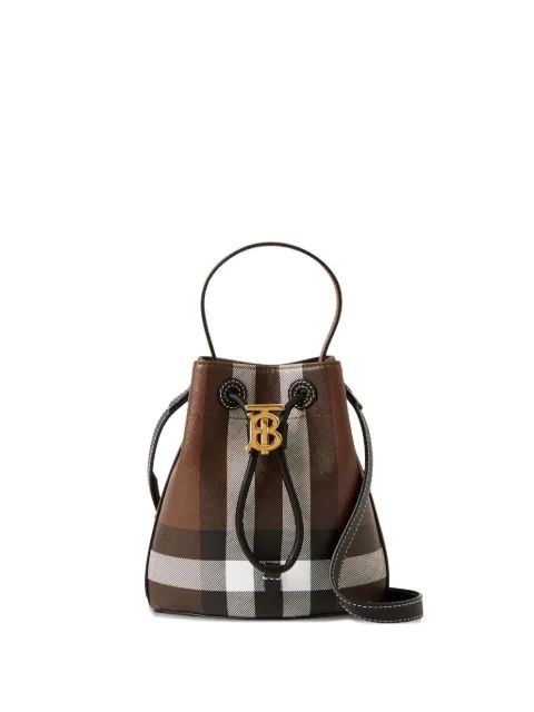 BURBERRY 미니 TB 버킷 백