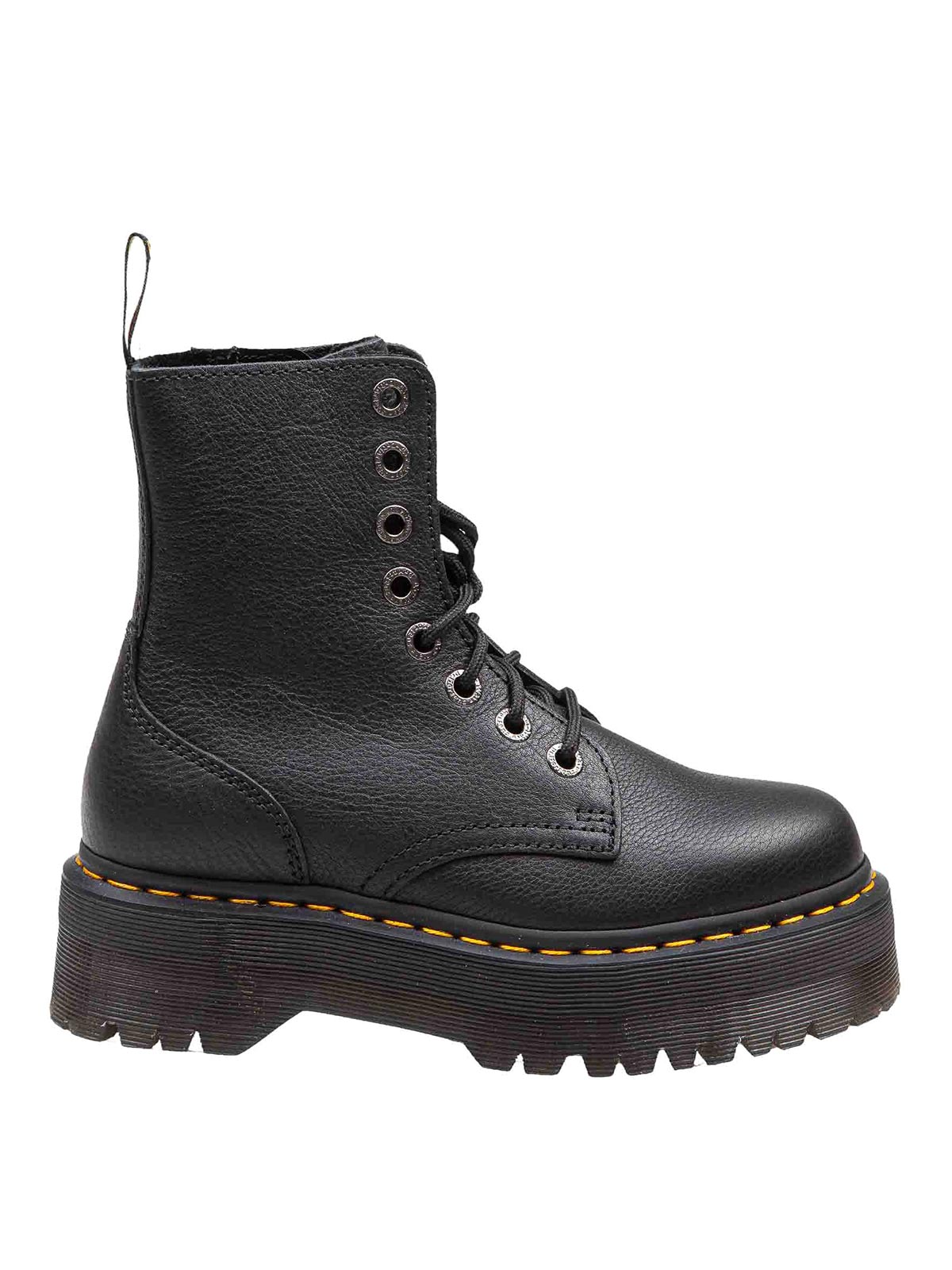 DR. MARTENS 자이돈 III 블랙 레더 부츠