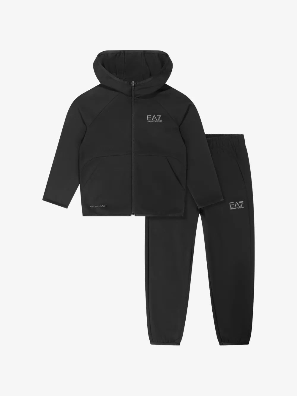 Emporio Armani Kids EA7 로고 프린트 트랙수트
