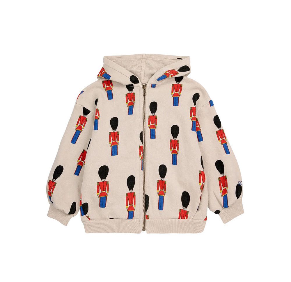 Bobo Choses 24FW 키즈 리틀 솔저 후드집업 베이지 B224AC063 231