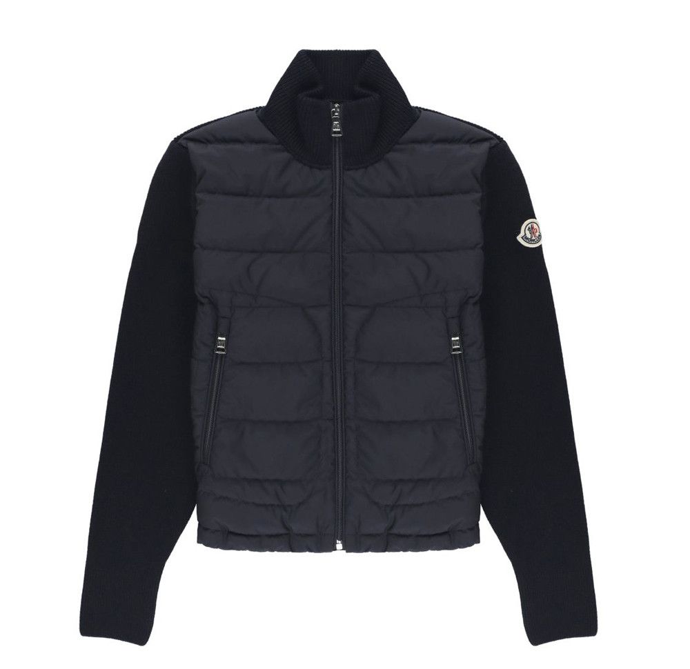 MONCLER 25FW 키즈 여성 니트 믹스 패딩 9B000 01 M1121 777