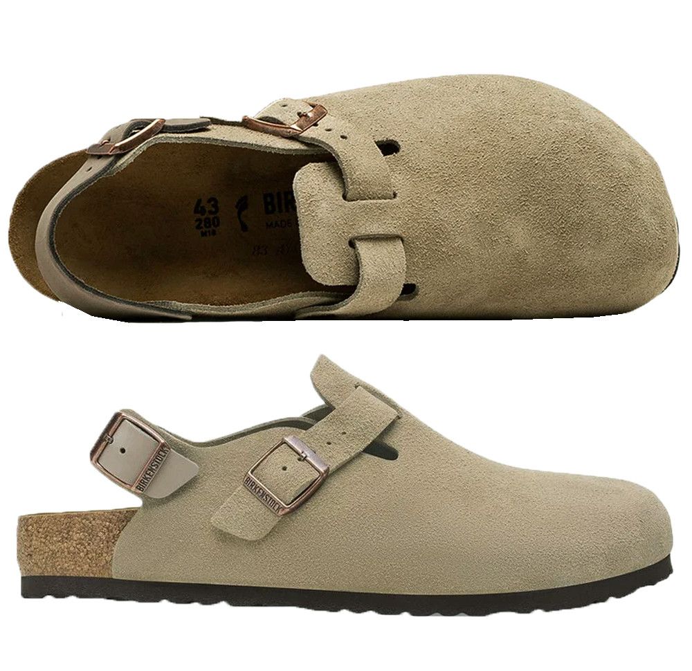 Birkenstock 25SS 토키오 II 스웨이드 네로우핏 샌들 타우프 1028323 TAUPE