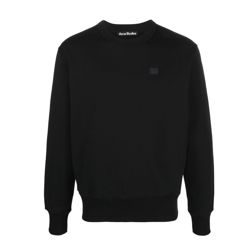 Acne Studios 23FW 여성 페이스 패치 크루넥 맨투맨 CI0114 900
