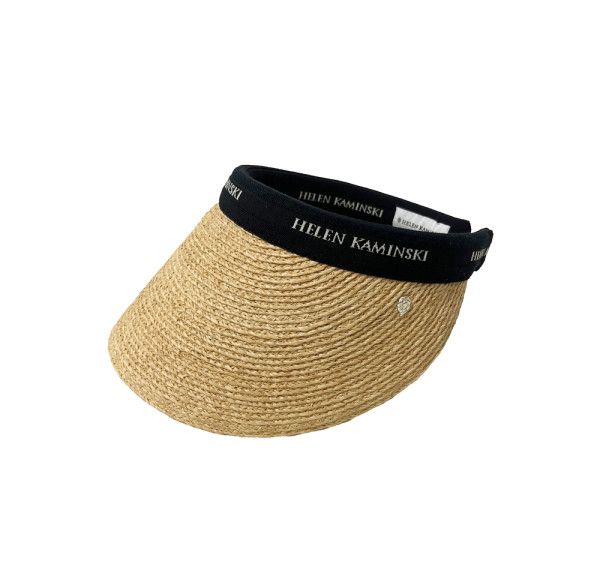 Helen Kaminski 26SS 바이저햇 HAT52493 BIANCA12 NATURAL BLACK