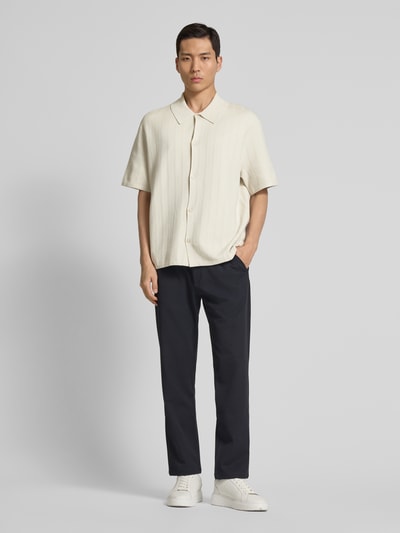 CK CALVIN KLEIN  레귤러 핏 스트럭처 패턴 셔츠