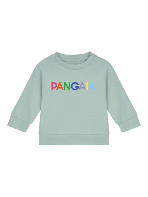 Pangaia Kids 로고 그래픽 스웨트셔츠