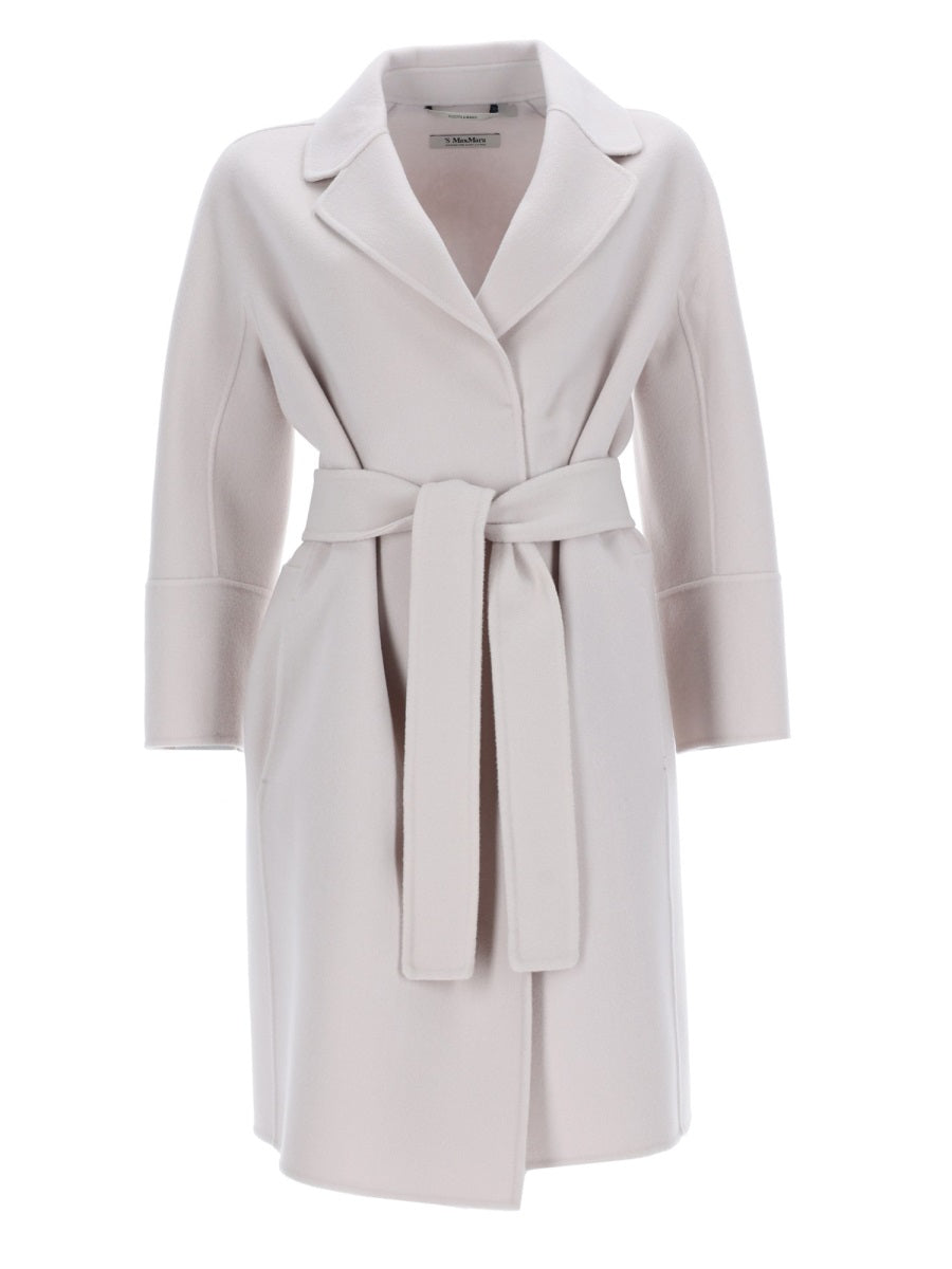 S Max Mara 맥스마라 여성 버진 울 벨트 자켓
