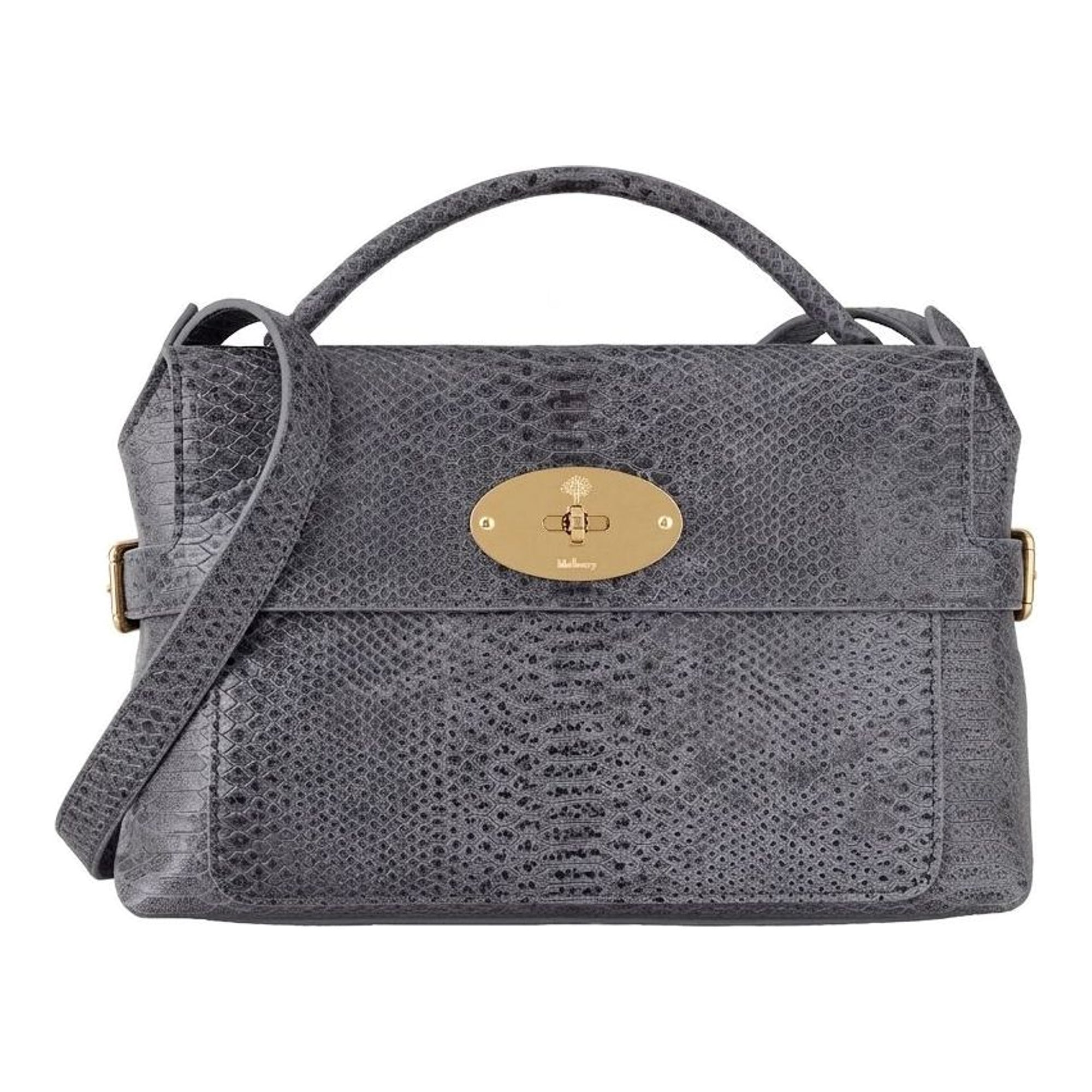 MULBERRY 스몰 스티비 탑 핸들 백