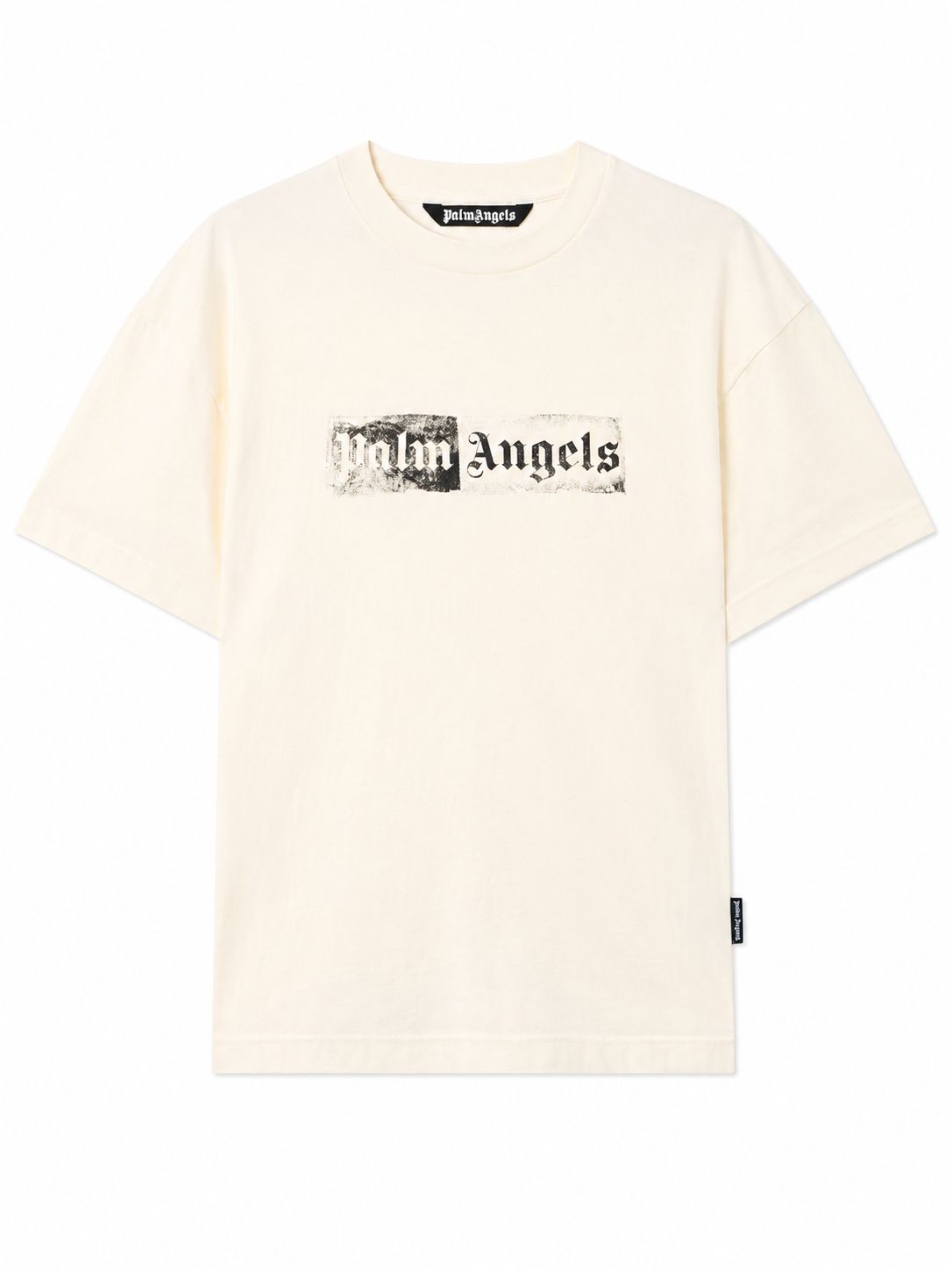 PALM ANGELS 스탬프 로고 레귤러 티
