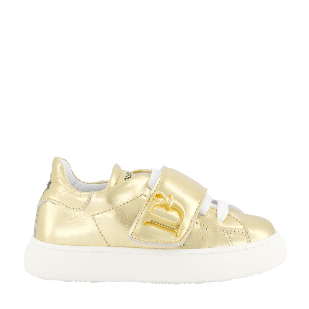 Dsquared 2 kids D2 스트랩 로우탑 스니커즈
