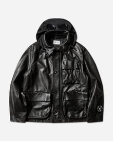 C.P. COMPANY ゴーグルジャケット M.T.t.N. ゴーグルフーディ メンズ 50 フィリ ゴーグル ジャケット インディゴ ブリーチ | CP