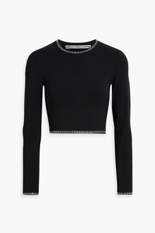 alexanderwang+ クリスタル装飾ストレッチ チュールトップ　S クリスタル装飾ストレッチチュールトップ | 알렉산더왕 | FETCHING