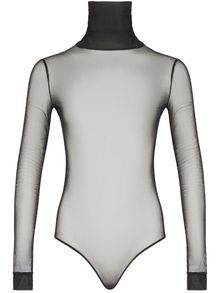 Draped Sheer Bodysuit | WARDROBE NYC | FETCHING