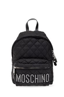 모스키노 퀼티드 로고 미니 백팩 | MOSCHINO | 페칭 FETCHING