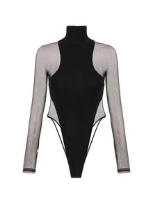 Draped Sheer Bodysuit | WARDROBE NYC | FETCHING