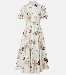 Floral Print Midi Dress | ERDEM | FETCHING