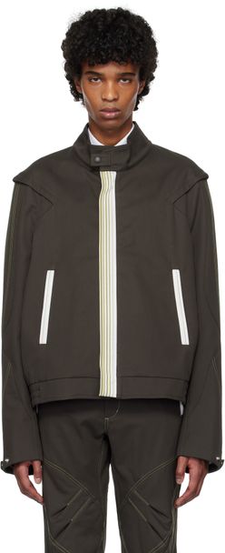 키코 코스타디노브 REMUS 후드 자켓 그리드 코듀로이 LICHEN 그린