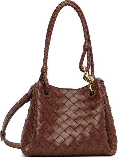 Small Intrecciato Leather Shoulder Bag | 보테가베네타 | FETCHING