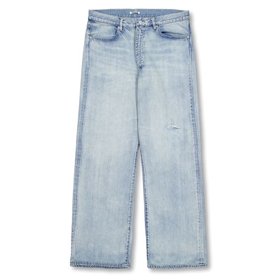 Faded Light Denim Wide Pants | 오라리 | FETCHING