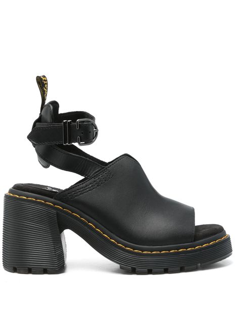 ■Dr.Martens■ Mayball open toe 40916001 Maybole Wanama leather Sandals in Black | Dr. Martens