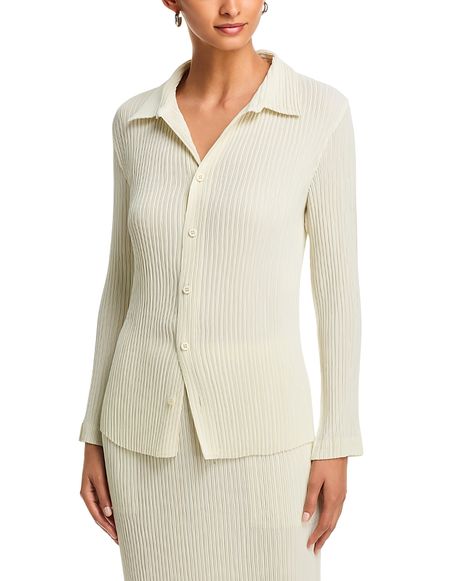 Hatching Pleats Shirt | 이세이 미야케 | FETCHING