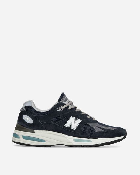NEW BALANCE 991v2 스니커즈 다크 네이비 스모크 펄 실버