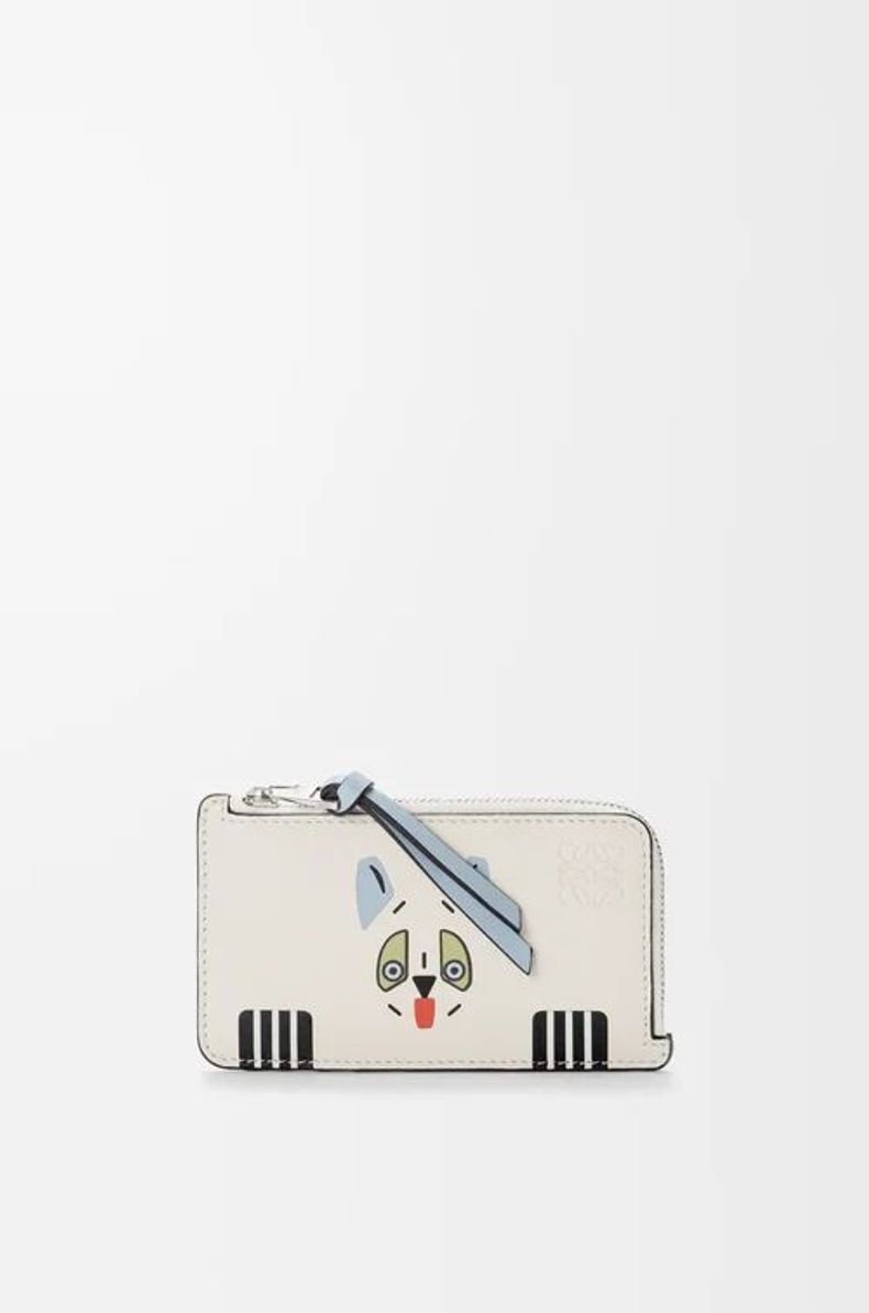 퓨처리스트 고양이 동전 카드홀더 클래식 송아지 가죽 | LOEWE | 페칭 FETCHING