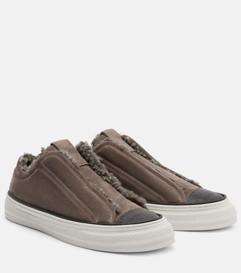 モニリ スウェード スリッポン シューズ | BRUNELLO CUCINELLI | FETCHING
