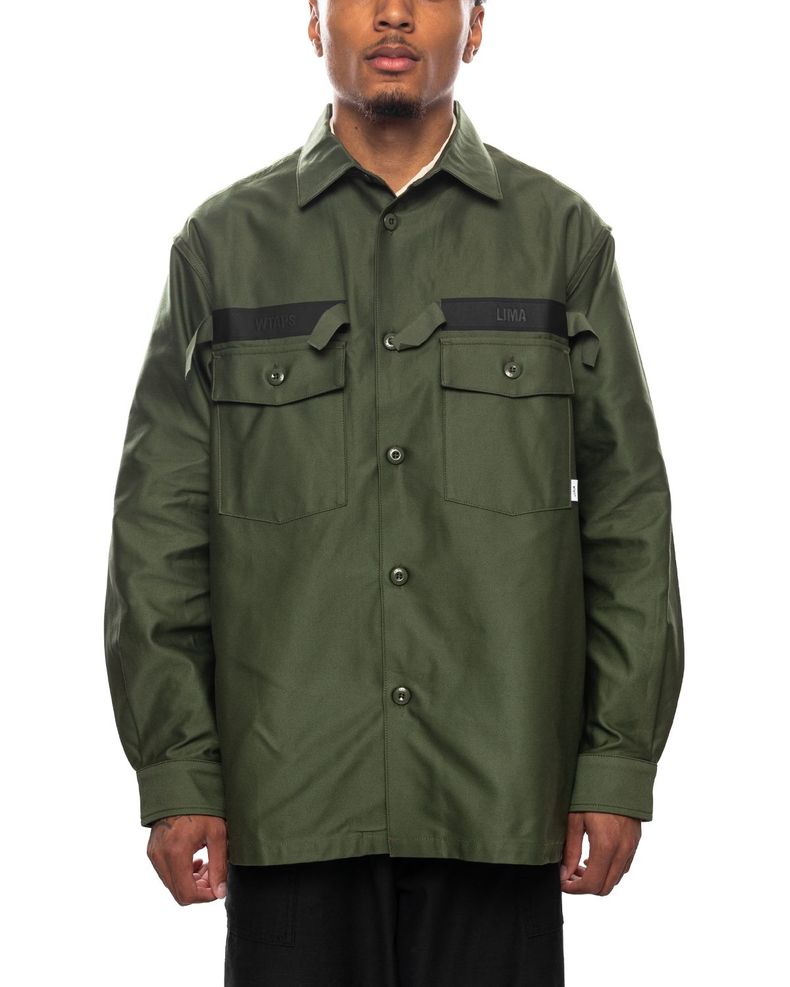 【24FW】WTAPS CBW / LS / COTTON. SATIN WTAPS FW24 CBW / LS / COTTON. SATIN (2 colors)