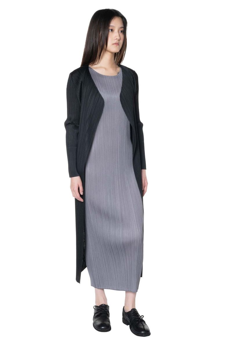 Pleats Please By Basics Long Coat | 이세이 미야케 | FETCHING