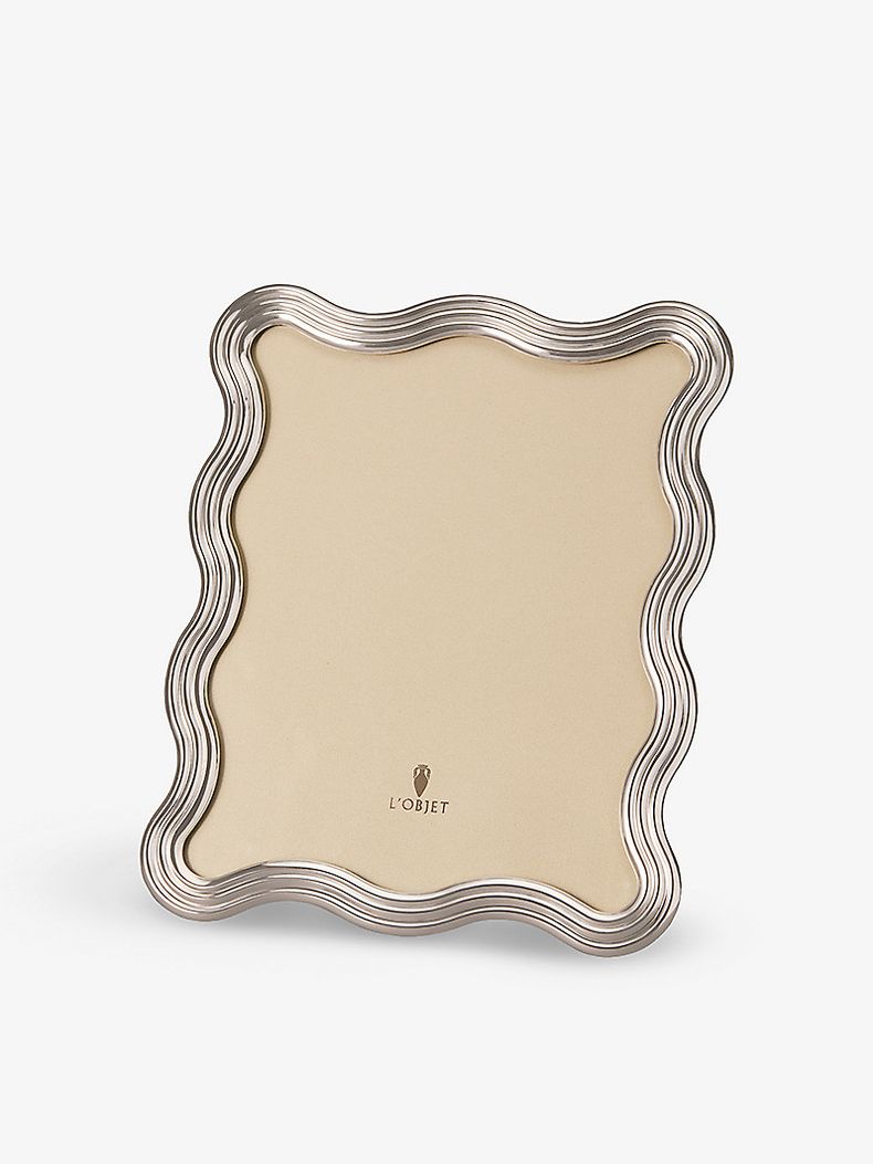 리플 플래티넘 유리 사진 액자 8인치 x 10인치 | 르브제 | 페칭 FETCHING