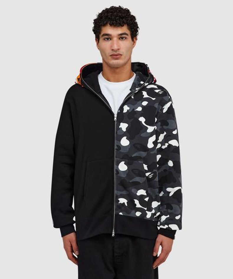 City Camo Tiger Shark Hoodie | Bape | FETCHING